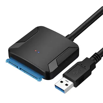 Адаптер USB 3.0 SATA на 2,5/3,5 HDD SSD Конвертер жестких дисков Кабельный линейный адаптер