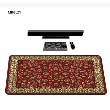 MRGLZY, бестселлер, персидский мини-ковер, игровой настольный ноутбук, резиновый коврик для мыши, большая клавиатура, коврик для мыши