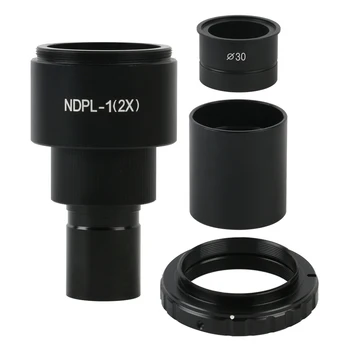 Новый NDPL 2X SLR EOS Камера T2 Крепление Адаптера для Окуляра 23,2 мм 30 мм Стереомикроскопа Биологического Микроскопа Для Canon Nikon