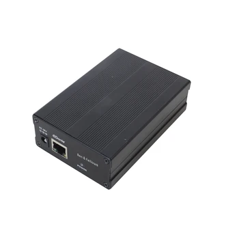 Аудиопередатчик/конвертер Pro 2 in 2 out mini Dante с 2 сбалансированными микрофонами/входами AUX поддерживает питание 12 В постоянного тока или PoE
