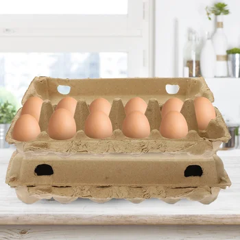 Держатель для яиц 15 шт, лоток для холодильника, картонные коробки из бумажной массы, Кухонная утка, Курица