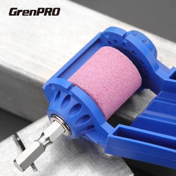 GrenPRO 2,0-12,5 мм Портативная Точилка для сверл, 1 Комплект, Корундовый Шлифовальный Круг, Инструмент Для Заточки Сверл, Станок Для Заточки сверл