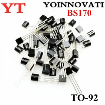 100 шт./лот BS170 TO-92 FETs MOSFET N-CH 60V 500MA