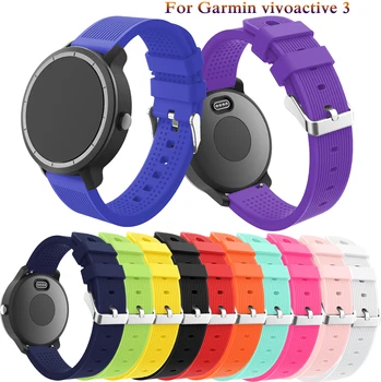 Браслет-ремешок для часов Garmin Vivoactive 3/vivoactive 3 music/Для Samsung Gear Sport S2 мягкие силиконовые Смарт-браслеты
