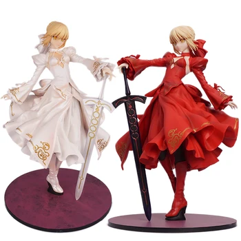 Персонажи Fate/stay Night, красные, черные свадебные платья, фигурка с саблей, фигурка fate apocrypha T30