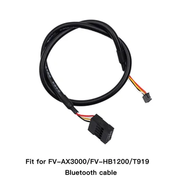 Кабель-адаптер с 4 контактами на 9 контактов Подходит для беспроводного WiFi PCI-E адаптера FV-AX3000/FV-HB1200/T919, совместимый с Bluetooth Кабель для AX200