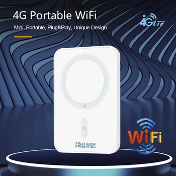 4G Wifi маршрутизатор мини-маршрутизатор 3G 4G Lte Беспроводной портативный карманный Wi Fi Мобильная точка доступа Автомобильный Wi-Fi маршрутизатор со слотом для sim-карты