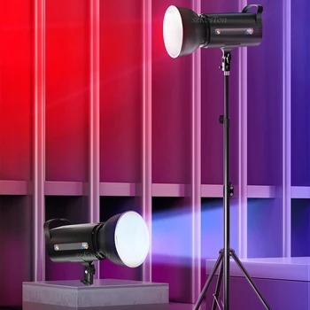 RGB Светодиодный Светильник для Видеосъемки 1700K-12000K Bowens Mount Cri96 + Tlci 95 + Эффектное Освещение для Фотосъемки Фото Видео