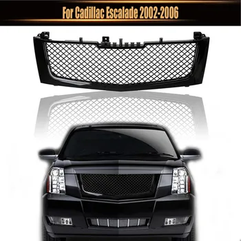 Для Cadillac Escalade 2002-2006 Решетки радиатора Автомобильный аксессуар Решетка переднего бампера Центральная панель Для укладки Верхней решетки