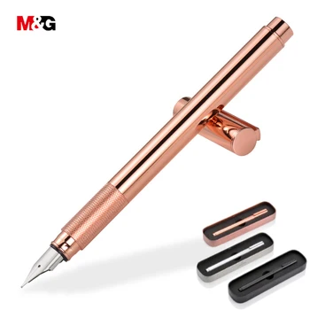 Классическая цельнометаллическая чернильная авторучка M & G для школьных принадлежностей, элегантные канцелярские принадлежности, высококачественные роскошные подарочные ручки для письма