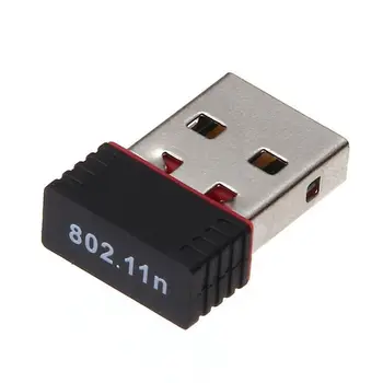 USB 2.0 150 Мбит/с 11n 2,4 ГГц WiFi Интернет-ключ Nano Wireless N Adapter Поддерживает Windows, Mac OS, Linux - Набор микросхем Ralink 7601 в