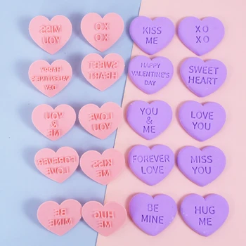 1 Упаковка Формы для печенья с буквами в форме сердца 3D Hug Me Miss You DIY Рельефная форма для выпечки на День Святого Валентина Инструмент Для Свадебного торта