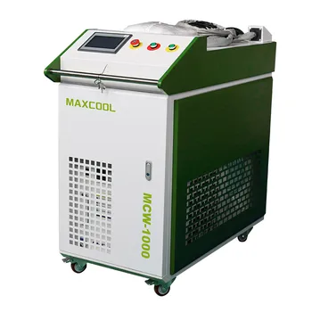 Сварочный аппарат для волоконно-лазерной сварки Maxcool мощностью 1 кВт, сварочный аппарат для волоконно-лазерной сварки мощностью 2 кВт для нержавеющей стали для железа из нержавеющей стали