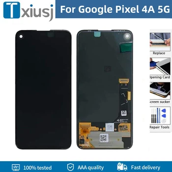 Super AMOLED Оригинальный ЖК-дисплей Для Google Pixel 4A ЖК-дисплей Для Google Pixel 4A 5G Дисплей Сенсорный Дигитайзер ЖК-экрана В Сборе