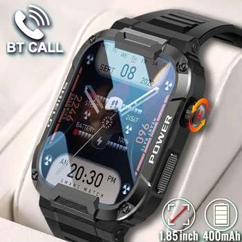 Новые Прочные Военные Смарт-часы Мужские для Android Ftiness Watches IP68 Водонепроницаемые 1,85 