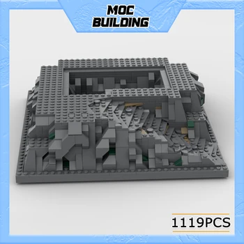 Звездная сцена фильма MOC Building Block Collector 3D Базовая модель Технология Кирпичей DIY Собранные игрушки Праздничные Подарки