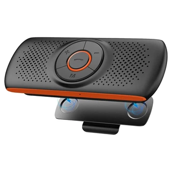 Встроенный в автомобиль динамик громкой связи Bluetooth для громкой связи, беспроводной автомобильный музыкальный плеер с козырьком