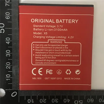 Оригинальный аккумулятор емкостью 3100 мАч для Doogee X5 X5 PRO X5S Batterie Bateria Accumulator