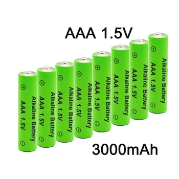 Батарея AAA 3000 мАч 1,5 В щелочная аккумуляторная батарея AAA, используется для фонарика с дистанционным управлением, игрушечной световой батареи