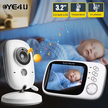 Видеоняня VB603 2,4 G Для мамы и детей, Двухстороннее Аудио, Камеры видеонаблюдения ночного видения С Дисплеем температуры