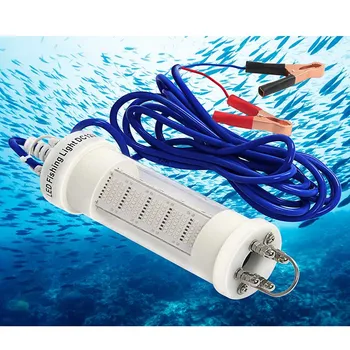 Светодиодные подводные ночные рыбацкие лодки, 12 В постоянного тока или 24 В 140 Вт, кабель длиной 5 М, привлекающий рыб, светодиодный док-светильник