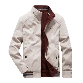 Мужские куртки, брендовая двусторонняя военная куртка большого размера, весна-осень, хлопковая деловая повседневная дизайнерская одежда с несколькими карманами