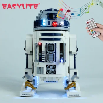 Набор светодиодного освещения EASYLITE для робота 75308 Star R2-D2, строительные блоки, коллекционные игрушки 