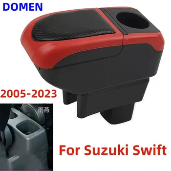 Для Suzuki Swift, коробка для подлокотника автомобиля Suzuki Swift, 2005-2022, коробка для хранения интерьера, модифицированные детали с USB, автомобильные аксессуары