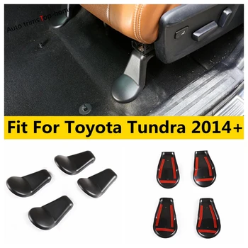 Для Toyota Tundra 2014-2021 Черный Пластиковый Кронштейн для сиденья, Подставка, Защита от коррозии, Пряжка, Крышка, комплект Аксессуаров для отделки
