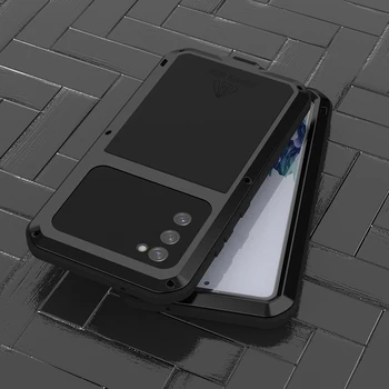Горячий! 360 Защитный металлический чехол-бак для Samsung Galaxy S20 FE S10 S9 S8 Plus Note 8 9 10 Lite 20 Ultra Pro 5G Бронированный Чехол
