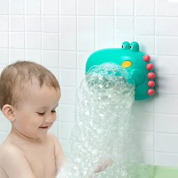 Игрушки для детской ванны Мультяшный Динозавр Пузырь Милый Малыш Чайник Ванна Мыло Машина Ванная комната для детей Детские подарки Крабы Безопасные Забавные