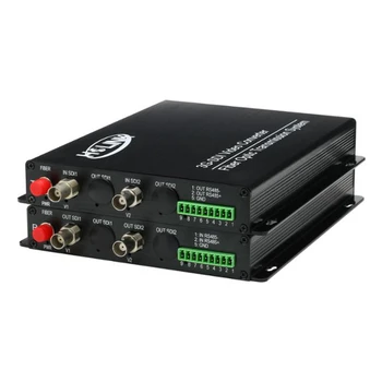 HOLINK 4-канальный 3G-SDI оптоволоконный видео конвертер, волоконно-оптический аудио-видеопередатчик, поддержка систем вещания 1080p/60hz