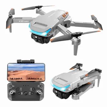 Оптовая продажа K101 Max Dron 4K HD с двойной камерой, Оптический поток, Предотвращение препятствий, Радиоуправляемые дроны