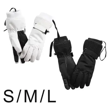 Лыжные перчатки Мужские Женские Водонепроницаемые Перчатки для сноуборда с сенсорным экраном, сохраняющие тепло Зимой, Перчатки