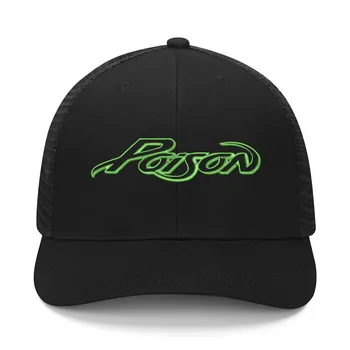 Шляпа с вышивкой Poison Rock Band Pop, Мужская И Женская Спортивная бейсбольная шляпа, хип-хоп Дышащий Летний Головной убор, Изготовленные На Заказ Шапки с логотипом