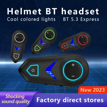Шлем Z19 Bluetooth-гарнитура BT5.3 Мотоциклетная беспроводная гарнитура для звонков IP67, водонепроницаемый автоматический ответ, голосовой помощник 1100 мАч