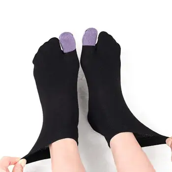 Простые носки-флип-флопы, мягкие износостойкие носки с раздельным носком, Tabi Носки с раздельным носком, 2 шт.