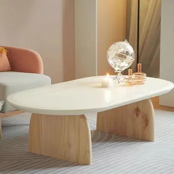 Дизайнерский минималистичный журнальный столик С эстетичным механизмом стояния, Журнальный столик для хранения в спальне, Вспомогательная мебель для гостиной