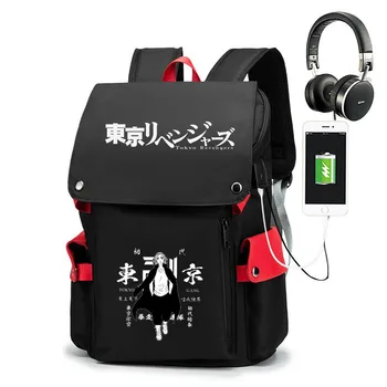 Tokyo Revengers Дорожная Сумка на открытом Воздухе, USB-сумка, сумка с Мультяшным Принтом, Детский рюкзак, сумка для отдыха, Школьная сумка для подростков