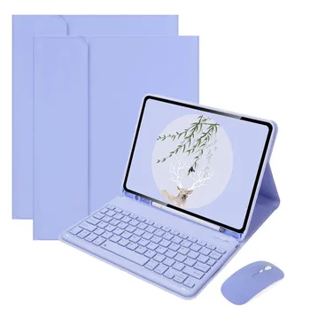 Чехол с клавиатурой для Samsung Galaxy Tab S7 FE S8 S7 Plus 12,4 S8 11 дюймов S7 Lite S6 10,4 A7 2020 10,4 A8 2021 10,5 Чехол с клавиатурой