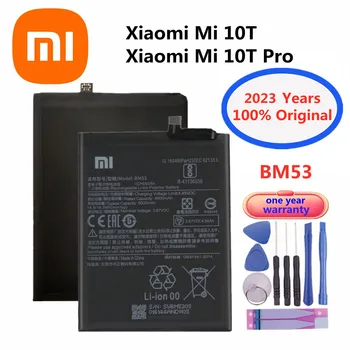 2023 Года 100% Оригинальный Xiao mi Аккумулятор BM53 Для Xiaomi Mi 10T 10T Pro 10TPro 5000 мАч Запасные Батареи для телефона Быстрая Доставка