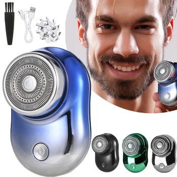 2023 Новая Электрическая Бритва для бороды Электрическая Фольгированная бритва USB Перезаряжаемая Беспроводная для влажного сухого бритья для мужчин