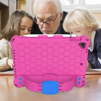 Для iPad Air 4 10,9 2020 Pro 11 2021 2018 Чехол Детский Противоударный EVA Чехол-подставка Для iPad 10,2 2019 7th Pro 10,5 Air3 Mini 6 5 4 3