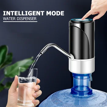 Автоматический Электрический насос для бутылок с питьевой водой, Двухрежимный Бочковый Водяной Автоматический насос для перекачки Воды, Умный Диспенсер для воды