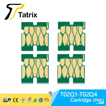 Чип чернильного картриджа Tatrix T02Q1 ~ T02Q4 02Q Для принтеров Epson WorkForce Enterprise WF-C20600 WF-C20600a/WF-C20600c