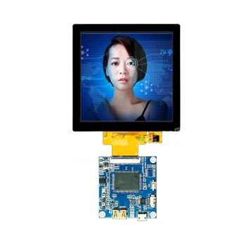 4,0 Дюймов 480*480 Пикселей IPS ЖК-экран Специальное использование для Термостата Квадратная Сенсорная Панель ЖК-цветной Дисплей Плата привода HDMI