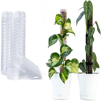 Шесты из мха для вьющихся растений - Штабелируемый Пластиковый Шест для растений, Палочки для растений из Сфагнового мха, Шест для поддержки вьющихся растений