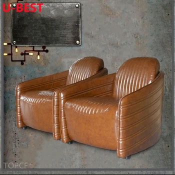 U-Лучшее американское кресло в стиле Кантри Tiger, односпальный диван, спинка для гостиной, Дизайнерское офисное кресло, Кресло для отдыха