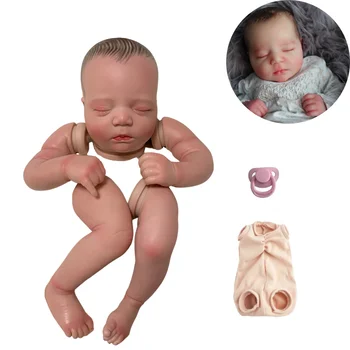 21 Дюйм(ов), Набор для 3D рисования Новорожденных, Кукольная форма с волосами и ресницами, более реалистичная Легкая игрушка для кукол 