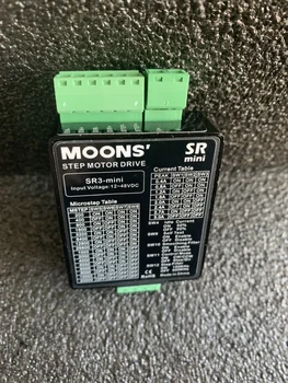 Шаговый драйвер MOONS 'MOONS' SR3-mini напряжением 12-48 В постоянного тока, импульсным управлением током 0,4-3,0 А.